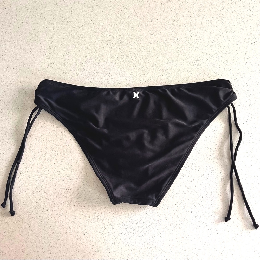 nwt HURLEY swim side tie Bikini brief full coverage Bottom